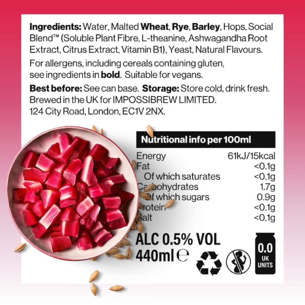 IMPOSSIBREW® Rhubarb Weiss (Limited Edition)