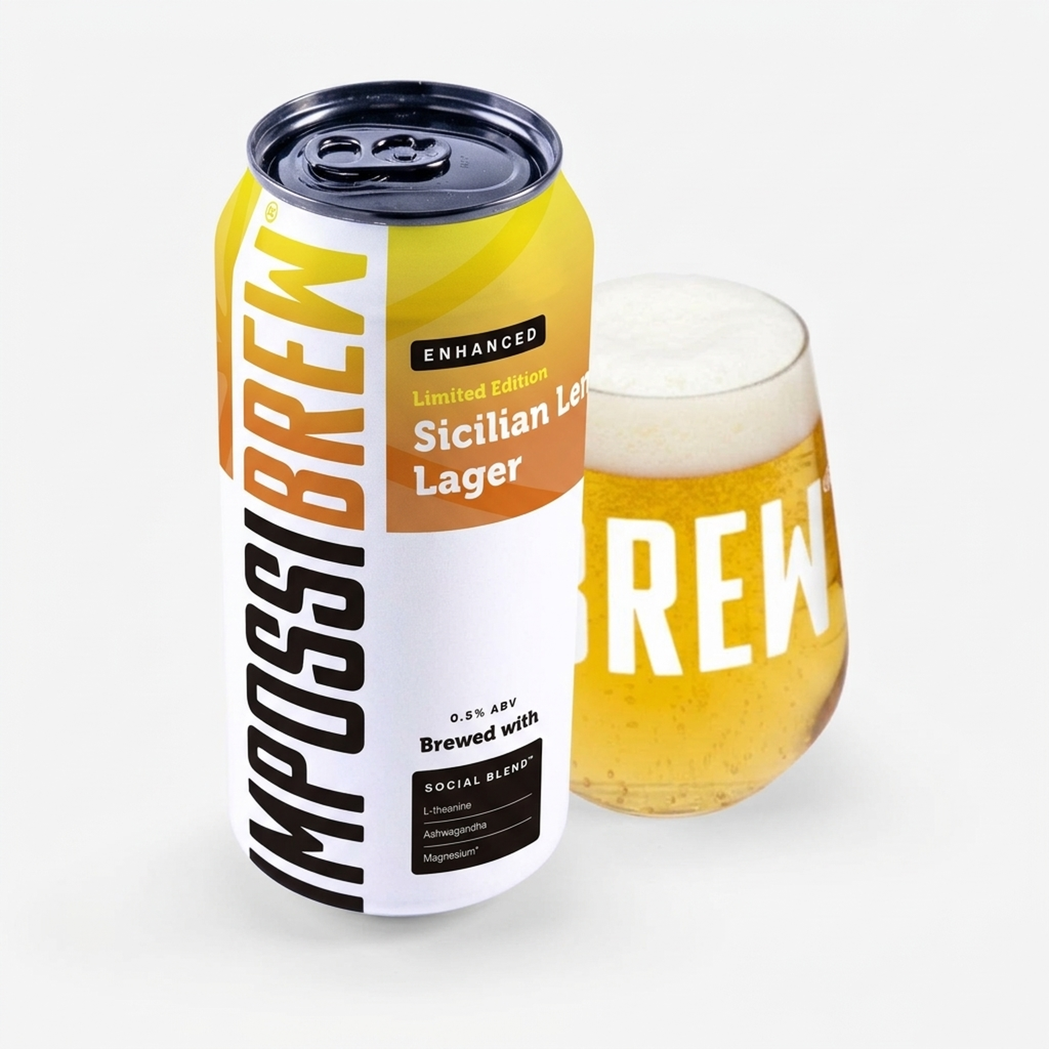 Sicilian Lemon Lager - main PDP hero