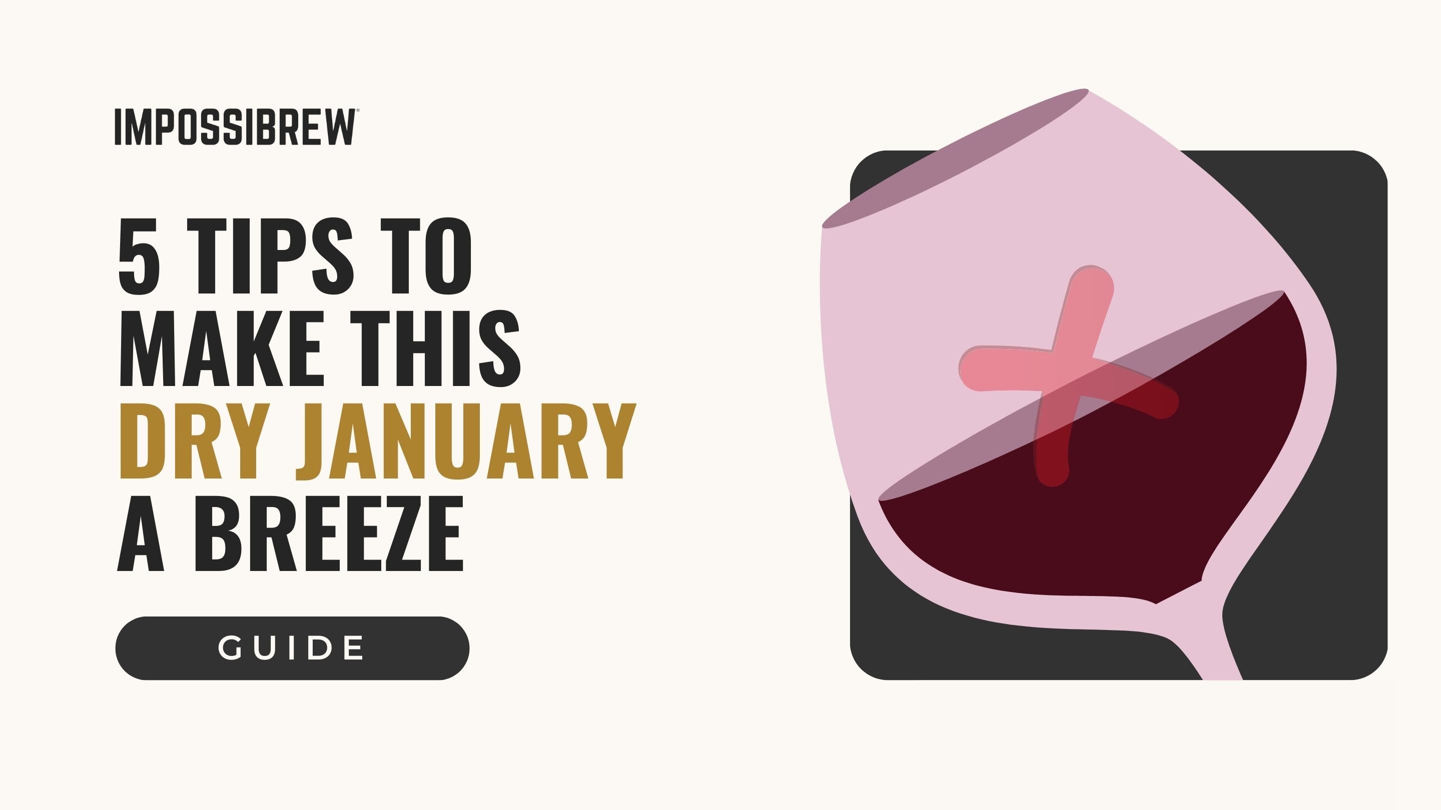 5 Easy Steps To Make Dry January 2021 Effortless.